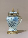 Mustard pot with European mounts