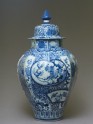 Octagonal jar with a phoenix and plants (EA1978.777)