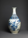 Bottle with peony design