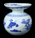 Blue-and-white jar with pomegranates and flowers (EA1978.953)