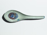 Porcelain spoon depicting Shou Lao, the god of longevity (EA1978.1292)