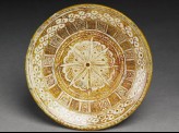 Dish with floral design