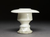 Cizhou type cup stand with white glaze