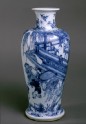 Blue-and-white vase with figures on a balcony (EA1978.1996)
