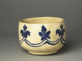 Mortar-shaped bowl with vegetal decoration