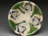 Bowl with blue and green decoration