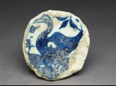 Base fragment of a bowl with swan