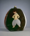 Gunpowder flask with figures in Portuguese dress