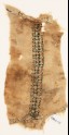 Textile fragment with calligraphic band, possibly from a tunic
