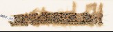 Textile fragment with linked medallions