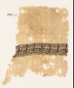 Textile fragment with vine and leaves (EA1984.121)