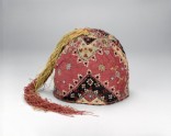 Boy's cap with triangles and clusters (EA1984.123)