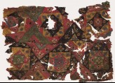 Patchwork fragment with squares