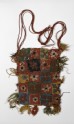 Quilted bag with rosettes, stars, and quatrefoils, probably an amulet-bag (EA1984.125)