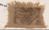 Textile fragment with rectangle and diamond-shapes (EA1984.152)