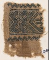 Textile fragment with interlace of squares (EA1984.163)