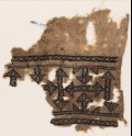 Textile fragment with arrows