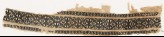 Textile fragment with diamond-shapes and arrows