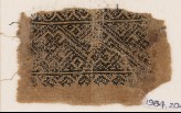 Textile fragment with interlacing crosses and diamond-shapes (EA1984.204)