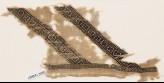 Textile fragment with squares and possibly quatrefoils (EA1984.208)