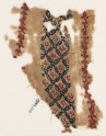 Textile fragment with interlacing circles