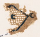 Textile fragment with crescents