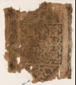 Textile fragment with cartouche, trefoils, and leaves (EA1984.285)