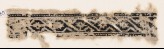 Textile fragment with linked scroll and rosettes (EA1984.289)