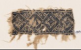 Textile fragment with diamond-shapes (EA1984.293)
