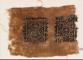 Textile fragment with diamond-shapes and S-shapes (EA1984.296)