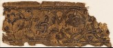 Leather fragment with interlace, possibly from a book cover