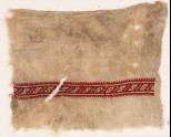 Textile fragment with band of S-shapes (EA1984.374)