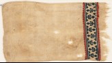 Textile fragment with band of trefoils