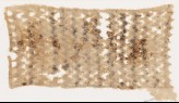 Textile fragment with linked chevrons