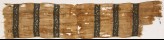 Textile fragment with bands of vines, tendrils, and linked triangles (EA1984.391)