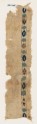 Textile fragment with circles and ovals