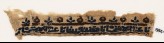 Textile fragment with inscription, possibly from a cuff