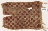 Textile fragment with grid
