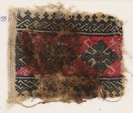 Textile fragment with diamond-shapes (EA1984.455)