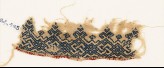 Textile fragment with knotted and interlacing plants