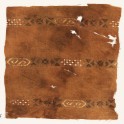 Textile fragment with three bands with hexagonal cartouches (EA1984.475)