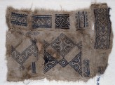 Sampler fragment with S-shapes and hooks