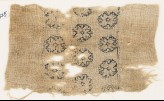 Textile fragment with three rows of octagons
