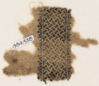 Textile fragment with figures-of-eight