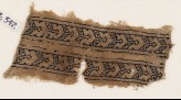 Textile fragment with chevrons and S-shapes (EA1984.542)