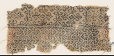 Textile fragment with interlacing chevrons and Maltese crosses (EA1984.543)