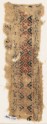 Textile fragment with linked diamond-shapes (EA1984.558)