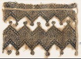 Textile fragment with chevrons and linked trefoils (EA1984.560)