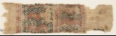 Textile fragment with two parallel bands filled with chevrons (EA1984.564)