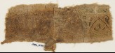 Textile fragment with lotuses, and interlacing vine and leaves (EA1984.579)